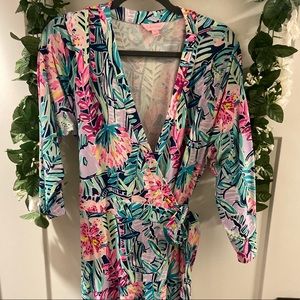 NWOT Lilly Pulitzer Long Sleeve Wrap Dress XL